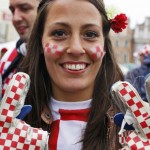 Supportrice de la Croatie