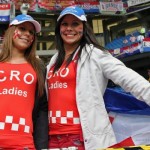 Deux supportrices croates