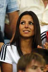 Jolie supportrice brune
