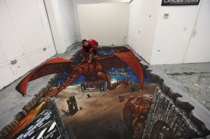 Peinture 3d : dragon domestique