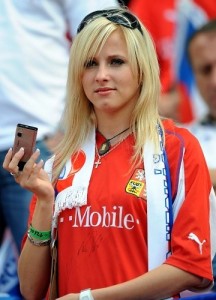 Supportrice tchèque photos